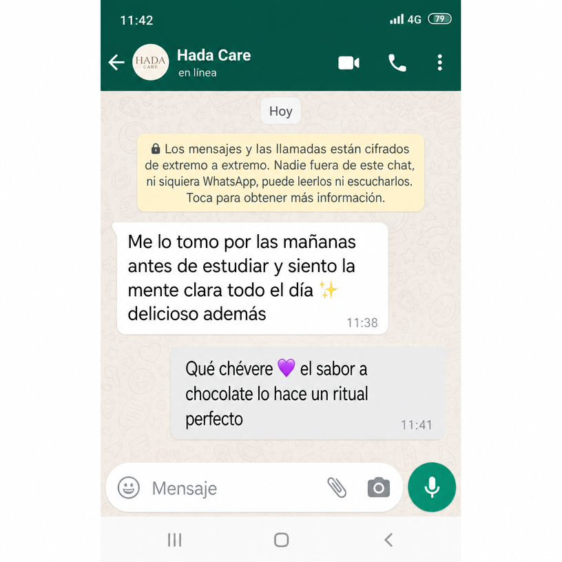 Comentario 3 de clientas sobre Zengii Fungii Chocolate — Nutrición Cognitiva con Melena de León